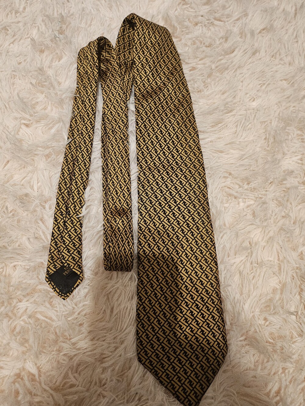 Fendi Zucca Vintage Tie